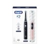 Braun Oral-B iO 3 electric toothbrush DUO BLACK & PINK set