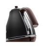 Delonghi | Icona Vintage | KBOV2001BK | Standard kettle | 2000 W | 1.7 L | Stainless steel | 360° rotational base | Black