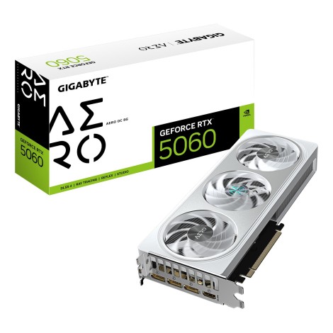 VGA PCIE16 RTX5060 8GB GDDR7/GV-N5060AERO OC-8GD GIGABYTE