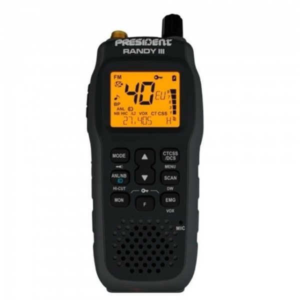President Randy ASC AM/FM CB Portable ...