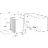 Gorenje Dishwasher | GV16D5 | Built-in | Width 59.8 cm | Number of place settings 16 | Number of programs 6 | Energy efficiency class D | Display | AquaStop function