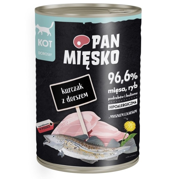 Pan Mięsko Kurczak z dorszem (dorosły) ...