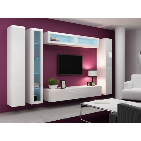 Cama Full cabinet VIGO '180' 180/40/30 white/white gloss