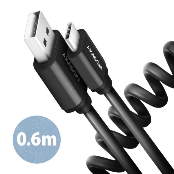 AXAGON BUCM-AM10TB TWISTER cable USB-C <-> ...