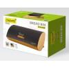 Maestro MR-1775-BLACK bread box Other Black, Wood Bamboo, Metal