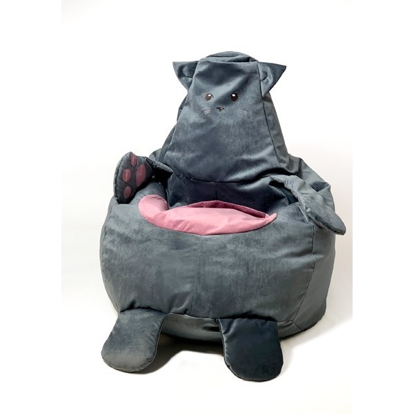 Sack Sako Kätzchen grau XL 130 ...
