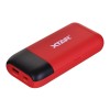 XTAR PB2S red battery charger / power bank to Li-ion 18650 / 20700 / 21700