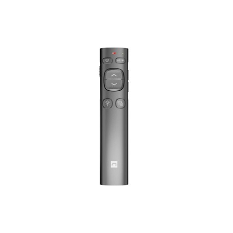 Natec Laser Point Presenter, Warbler 2, Wireless, Grey