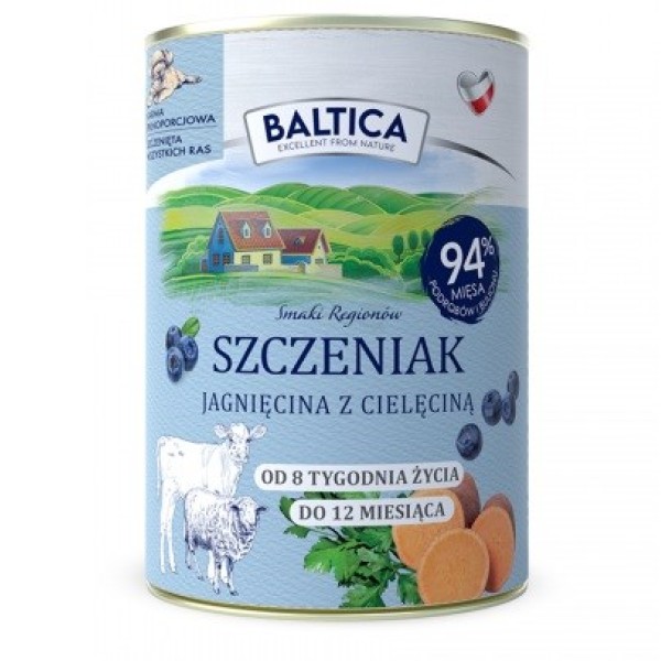 BALTICA SMAKI REGIONÓW Szczeniak Jagnięcina z ...