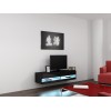 Cama TV stand VIGO NEW 30/140/40 black/black gloss