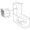 Gorenje Oven | BPSA6747A08WG | 77 L | Electric | AquaClean | Mechanical control | Steam function | Height 59.5 cm | Width 59.5 cm | White