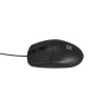 Natec | Mouse | Optical | Wired | Black | Ruff 2