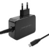 Qoltec 52385 GaN POWER PRO charger | 1xUSB-C | 45W | 5-20V | 2.25-3A | Black