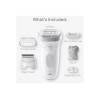 Braun Epilator | SE7-041 Silk épil 7 | Number of power levels 2 | Wet & Dry | White/Silver