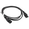 Lanberg IEC 320 C13->C14 cable 1.8m, black | Lanberg