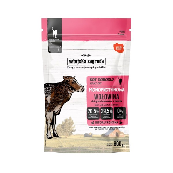 WIEJSKA ZAGRODA Monoprotein Beef - dry ...