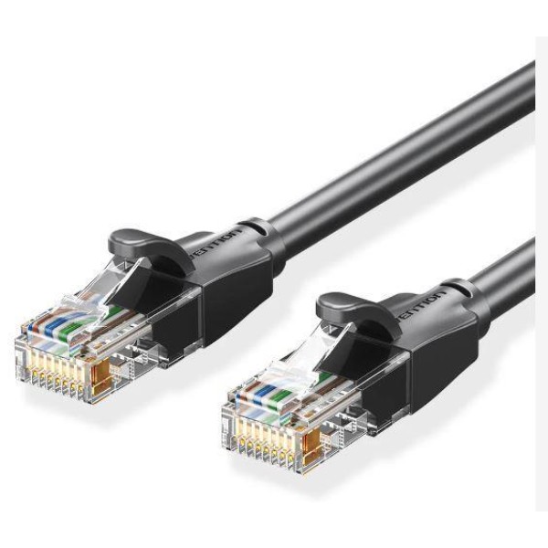 PATCH CABLE CAT.6 UTP/30M BLACK IBEBT ...