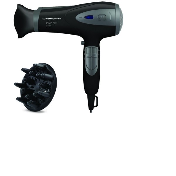 Esperanza EBH005K Hair dryer Black 2200 ...