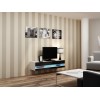 Cama TV stand VIGO NEW 30/140/40 white/black gloss