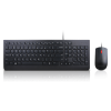 Lenovo | Essential | Essential Wired Keyboard and Mouse Combo - Lithuanian | Black | Keyboard and Mouse Set | Wired | EN/LT | Black