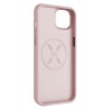 Fixed | MagFlow | Back cover | Apple | iPhone 15 | Liquid silicon | Pink