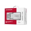AXAGON ACU-QC18W Wall charger 18W, 1x port USB-A, QC3.0/AFC/Apple, white
