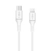 Fixed | Data And Charging Cable With USB/lightning Connectors and PD support | White