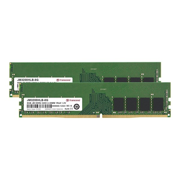 TRANSCEND JM 16GB KIT DDR4 3200Mhz