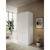 Wardrobe PAFOS 2D 90x55.5x198.5 white matt