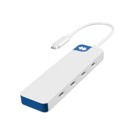 Hyper HyperDrive Flex 4 Port USB-C Hub, Blue | Hyper