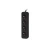 Power strip 1m 4x outlets for UPS system | PS0-04E-0100-IEC-BK | Sockets quantity 4