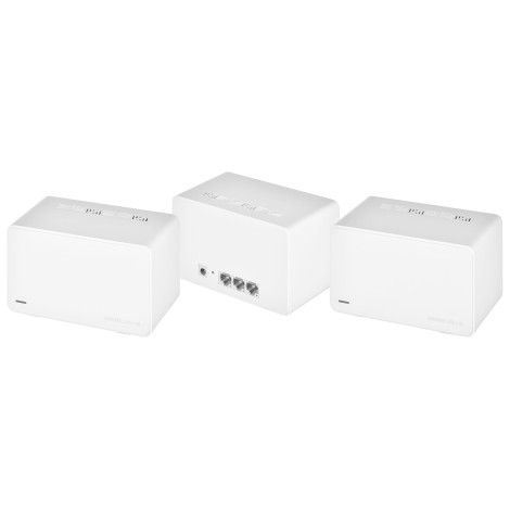Wireless Router|MERCUSYS|Wireless Router|3-pack|3000 Mbps|Mesh|3x10/100/1000M|HALOH80X(3-PACK)