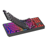 Genesis THOR 230 | Mechanical Gaming Keyboard | Wireless | US | Black | 2.4 GHz, Bluetooth, USB | Outemu Red