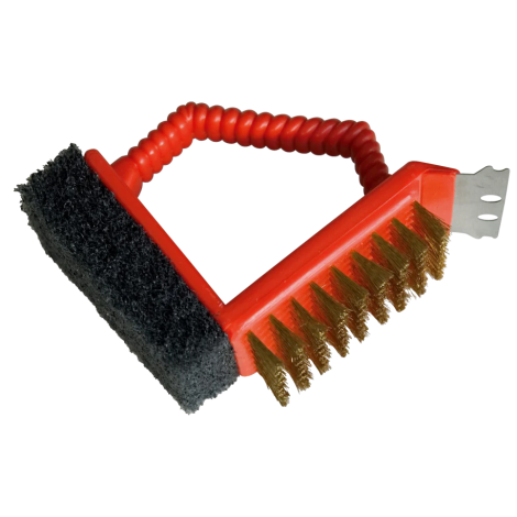 Barbecook | 3-in-1 brush red (24pcs/disp) | BC-ACC-7064