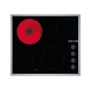 Bosch | Hob | PKE645CA2E | Vitroceramic | Number of burners/cooking zones 4 | Rotary knobs | Black