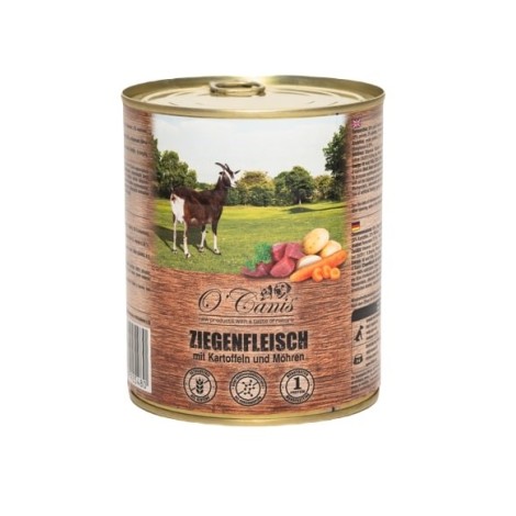 O'CANIS canned dog food- wet food-goat with potatoes - 800 g