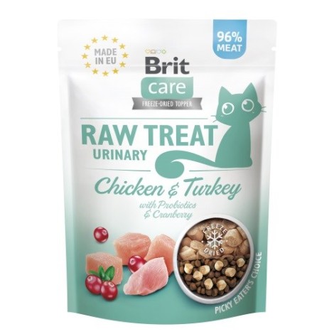 BRIT Care Raw Treat Urinary chicken with turkey - cat treats - 40g