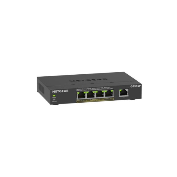 NETGEAR GS305Pv3 Unmanaged Gigabit Ethernet (10/100/1000) ...