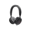 Dell | Pro Wired On-Ear Headset | WH5024 | Built-in microphone | USB Type-A | Black | ANC