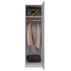 Topeshop SD-50 BIEL KPL bedroom wardrobe/closet 5 shelves 1 door(s) White