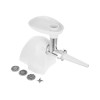 Meat mincer | Camry | CR 4802 | White | 600-1500 W | Number of speeds 1 | Middle size sieve, mince sieve, poppy sieve, plunger, sausage filler, vegatable attachment.