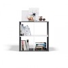 MALAX 2X2 SHELVING UNIT, ANTHRACITE/WHITE