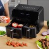 FRYTOWNICA ZAF 9000 5,5L + 3,5L 2700W AIR FRYER