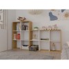 MALAX 2X3 ARTISAN/WHITE BOOKCASE
