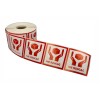 BSTech Self-adhesive label ‘DO NOT THROW’ 80x80 mm 1000 pcs.