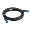 Lanberg Patchcord Cat.6A S/FTP LSZH CCA | PCF6A-10CC-0150-BK | 1.5 m