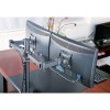 Techly ICA-LCD 382-D monitor mount / stand 68.6 cm (27") Black Desk