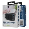 Gembird 2-in-1 20 W Apple Watch and Phone Fast Charger | TA-UC-PDQCW20-01-BK