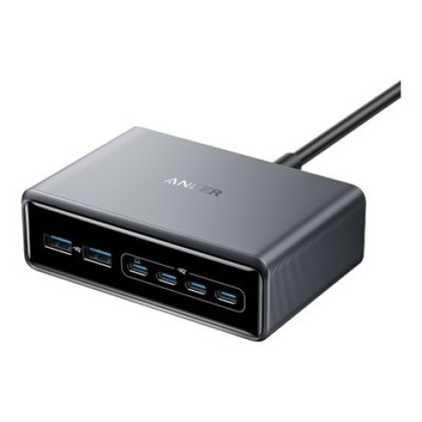 Ładowarka wieloportowa Anker Prime GaN 2x USB-A 4x USB-C PD 200W Czarna