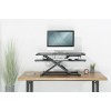 Digitus DA-90380-1 Ergonomic Workspace Riser | 10-50 cm | Maximum load weight 15 kg | Black